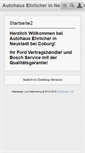 Mobile Screenshot of ford-ehrlicher.de