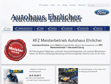 Tablet Screenshot of ford-ehrlicher.de